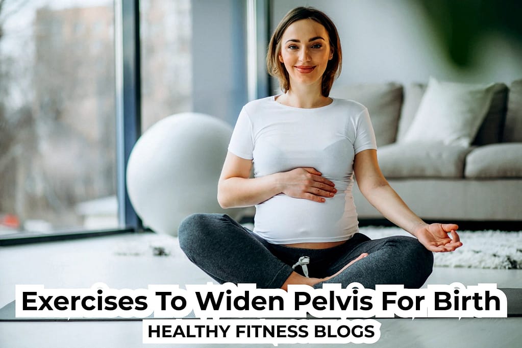Young pregnant woman practicing yoga at home