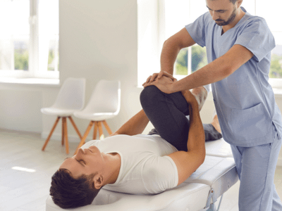 male physiotherapist