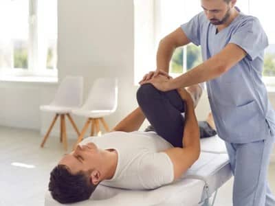 male physiotherapist